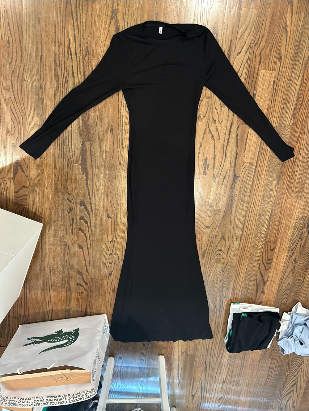 Black Fitted Stretchy Amazon Dress